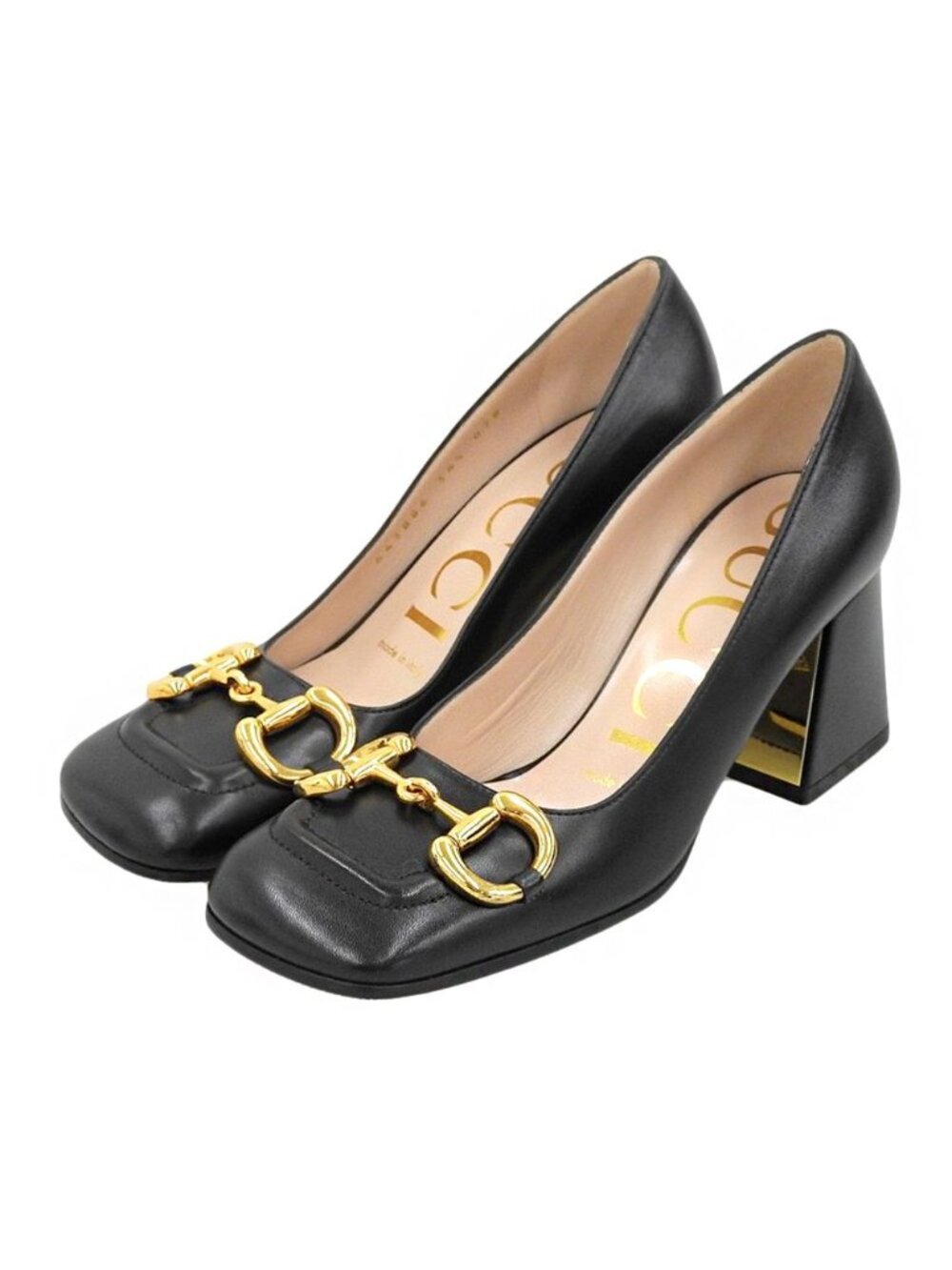 Gucci Horsebit Heels Black 34.5